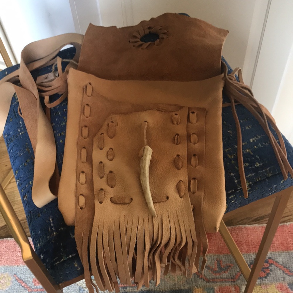 Lulu Handmade leather boho crossbody - Picture 2 of 5